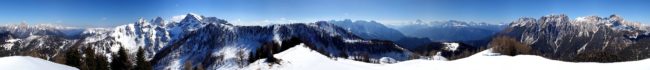 Panoramica 360° da Monte Verna (12 marzo 2017)